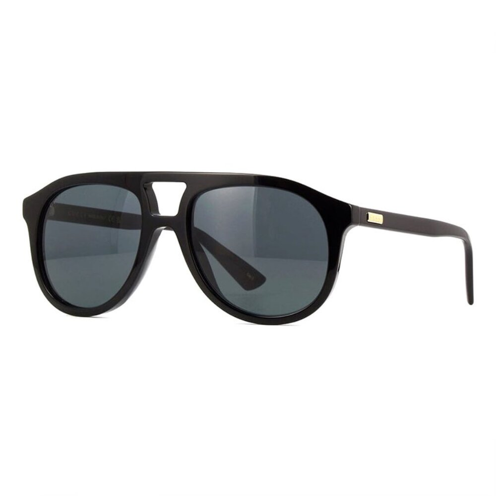 NEW GUCCI AVIATOR SUNGLASSES GUCCI GG1320S 004 BLACK GREY EYEWEAR